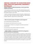 INDIANA CATEGORY 7D FUMIGATION EXAM 2026 &vert; PRACTICE QUESTIONS&comma; ANSWERS & RATIONALES&period;&sol;Indiana Commercial Pesticide Applicator Category 7d &ndash; Fumigation Examination