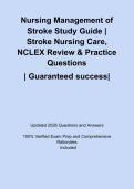 Nursing Management of Stroke Study Guide &vert; Stroke Nursing Care&comma; NCLEX Review & Practice Questions