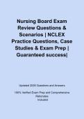 Nursing Board Exam Review Questions & Scenarios &vert; NCLEX Practice Questions&comma; Case Studies & Exam Prep1