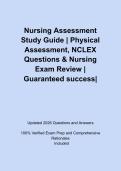 Nursing Assessment Study Guide &vert; Physical Assessment&comma; NCLEX Questions & Nursing Exam Review