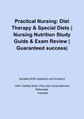 Practical Nursing&colon; Diet Therapy & Special Diets &vert; Nursing Nutrition Study Guide & Exam Review