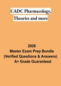 CADC Pharmacology&comma; Theories & More Exam Study Pack PDF &vert; Addiction Counseling Practice Questions & Certification Review 2026
