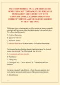 FLETC BOP MIDTERM EXAM AND STUDY GUIDE &NewLine;NEWEST 2026&sol; 2027 TEST BANK&vert; FLETC BUREAU OF &NewLine;PRISONS &lpar;BOP&rpar; MIDTERM REVIEW WITH &NewLine;COMPLETE 250 REAL EXAM QUESTIONS AND &NewLine;CORRECT VERIFIED ANSWER&sol; ALREADY GRADED &NewLine;A&plus; &lpar;MOST RECENT&excl;&excl;&rpar; 