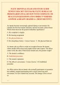 FLETC BOP MIDTERM & FINAL EXAM NEWEST 2026 PACKAGE DEAL&vert; DIFFERENT VERSIONS WITH COMPLETE REAL EXAM AND PRACTICE QUESTIONS WITH CORRECT VERIFIED ANSWER&sol; ALREADY GRADED A&plus;&vert; FLETC BUREAU OF  PRISONS &lpar;BOP&rpar; EXAMS REVIEW &lpar;MOST RECENT&excl;&excl;&rpar; 