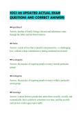 SOCS 185 UPDATED ACTUAL EXAM&NewLine;QUESTIONS AND CORRECT ANSWERS&NewLine;