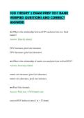 SOD THEORY 2 EXAM PREP TEST BANK&NewLine;VERIFIED QUESTIONS AND CORRECT&NewLine;ANSWERS&NewLine;
