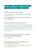 SOD THEORY 2 UPDATED ACTUAL EXAM&NewLine;QUESTIONS AND CORRECT ANSWERS&NewLine;
