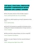 TCFP BASIC STRUCTURAL FIREFIGHTER&NewLine;EXAMPREP COMPREHENSIVE REVIEW&NewLine;QUESTIONS AND CORRECT ANSWERS&NewLine;