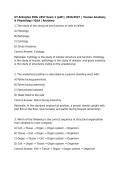 UT Arlington BIOL 2457 Exam 1 &lpar;pdf&rpar; &vert; 2026&sol;2027 &vert;  Human Anatomy & Physiology I Q&A &vert; Anatomy