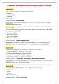 ADN Exam Questions With Answers and detailed Rationales