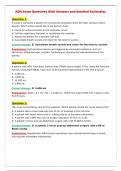 ADN Exam Questions With Answers and detailed Rationales