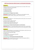 ADN Exam Questions With Answers and detailed Rationales