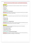 ADN Exam Questions With Answers and detailed Rationales