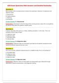 ADN Exam Questions With Answers and detailed Rationales