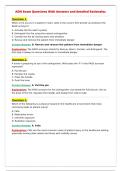 ADN Exam Questions With Answers and detailed Rationales
