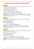 ADN Exam Questions With Answers and detailed Rationales