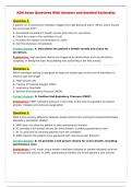 ADN Exam Questions With Answers and detailed Rationales