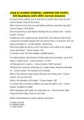 CSLB B License General Contractor Exam 330 Questions and Correct Answers 2026&sol;2027&NewLine;