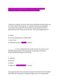 CPHQ Test Questions and Answers 2026&sol;2027 &vert; Certified Professional in Healthcare Quality Exam&NewLine;