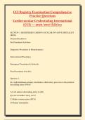 CCI Registry Examination Comprehensive &NewLine;Practice Questions &NewLine;Cardiovascular Credentialing International &NewLine;&lpar;CCI&rpar; &mdash; 2026&sol;2027 Edition