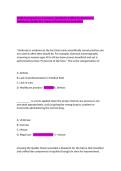 CPHQ Test Questions and Answers 2026&sol;2027 &vert; Certified Professional in Healthcare Quality Exam