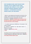 NOCTI BUSINESS EXAM &vert;&vert; MOST RECENT EXAM &NewLine;2026&vert;2027 ACTUAL COMPLETE REAL EXAM &NewLine;QUESTIONS AND CORRECTLY WELL DEFINED &NewLine;ANSWERS &lpar;VERIFIED ANSWERS&rpar; ALREADY &NewLine;GRADED A&plus; &vert; GUARANTEED SUCCESS&excl;&excl;              &NewLine;NEWEST EXAM &vert; JUST RELEASED&excl;&excl; 