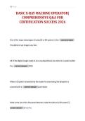 BASIC X-RAY MACHINE OPERATOR&vert;&NewLine;COMPREHENSIVE Q&A FOR&NewLine;CERTIFICATION SUCCESS 2026