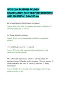 WGU C201 BUSINESS ACUMEN&NewLine;EXAMINATION TEST VERIFIED QUESTIONS&NewLine;AND SOLUTIONS GRADED A&plus;