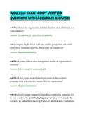 WGU C201 EXAM SCRIPT VERIFIED&NewLine;QUESTIONS WITH ACCURATE ANSWERS&NewLine;