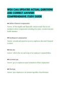 WGU C202 UPDATED ACTUAL QUESTIONS&NewLine;AND CORRECT ANSWERS&NewLine;COMPREHENSIVE STUDY GUIDE