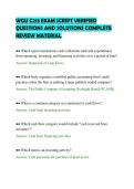 WGU C213 EXAM SCRIPT VERIFIED&NewLine;QUESTIONS AND SOLUTIONS COMPLETE&NewLine;REVIEW MATERIAL&NewLine;
