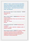 NURS 221 - Exam 3 - Liberty University &lpar;Latest&rpar; Most &NewLine;Recent Exam 2026&vert;2027 Actual Complete Real Exam &NewLine;Questions And Correct Answers &lpar;Verified Answers&rpar; &NewLine;Already Graded A&plus; &vert; Guaranteed Success&excl;&excl; Newest &NewLine;Exam &vert; Just Released&excl;&excl; 