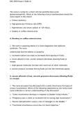 NSG 3850 Exam 3 Patho II Questions and Answers&excl; 100&percnt; CORRECT ANSWERS ALREADY RATED A&plus;