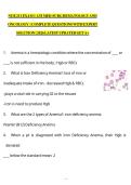 NUR 211 EXAM 1 ATI MED-SURG HEMATOLOGY AND ONCOLOGY  &vert; COMPLETE QUESTIONS WITH EXPERT SOLUTION &vert; 2026 LATEST UPDATED GET A&plus;