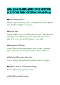 WGU D184 EXAMINATION TEST VERIFIED&NewLine;QUESTIONS AND SOLUTIONS GRADED A&plus;&NewLine;