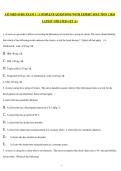 ATI MED SURG EXAM 1  &vert; COMPLETE QUESTIONS WITH EXPERT SOLUTION &vert; 2026 LATEST UPDATED GET A&plus;