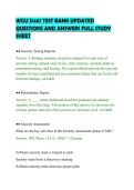 WGU D487 TEST BANK UPDATED&NewLine;QUESTIONS AND ANSWERS FULL STUDY&NewLine;SHEET&NewLine;