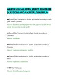 WILKES NSG 500 EXAM SCRIPT COMPLETE&NewLine;QUESTIONS AND ANSWERS GRADED A&plus;