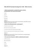Wilkes NSG 552 Psychopharmacology Exam 1 2026 &ndash; Wilkes University