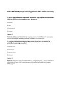Wilkes NSG 552 Psychopharmacology Exam 2 2026 &ndash; Wilkes University&NewLine;
