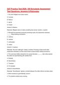 SAT Practice Test 2026&colon; 100 Scholastic Assessment Test Questions&comma; Answers & Rationales