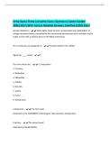 Delta Sigma Theta Complete Exam &vert;Questions &lpar;Latest Update&NewLine;2026&vert;2027&rpar; With Correct Detailed Answers &vert;Verified &lpar;100&percnt; Pass&rpar;