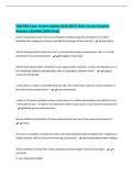EAQ P&R Exam &lpar;Latest Update 2026&vert;2027&rpar; With Correct Detailed&NewLine;Answers &vert;Verified &lpar;100&percnt; Pass&rpar;