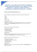 WGU C963 &ndash; CIVIL RIGHTS LEGISLATION & LANDMARK COURT CASES EXAM 2026&sol;2027 &vert; CIVIL RIGHTS ACT 1964 OBERGEFELL V HODGES &vert; EXPERT VERIFIED &vert; 75 VERIFIED Q&A &vert; COMPLETE RATIONALES &ndash; A&plus; GRADED