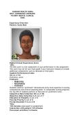 SHADOW HEALTH SONIA BEST&colon; EXPERIENCE OVERVIEW PATIENT DIGITAL CLINICAL 100&percnt;
