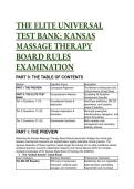 2026&sol;2027 KANSAS MASSAGE THERAPY BOARD RULES EXAM TEST BANK &vert; SB 253 & KSBHA Legal & Ethical Practice Gauntlet  &lpar;S-Tier Practice Questions with Detailed Explanations&rpar;