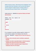 OSHA 510 Exam &lpar;Latest&rpar; &vert;&vert; Most Recent Exam 2026&vert;2027 Actual &NewLine;Complete Real Exam Questions And Correctly Well Defined &NewLine;Answers &lpar;Experts Verified Answers&rpar; Already Graded A&plus; &vert; &NewLine;Guaranteed Success&excl;&excl; Newest Exam &vert; Just Released&excl;&excl; 