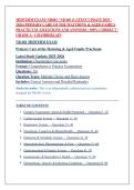 MIDTERM EXAM&colon; NR601 &sol; NR 601 &lpar;LATEST UPDATE 2025 &sol; 2026&rpar; PRIMARY CARE OF THE MATURING & AGED FAMILY PRACTICUM &vert; QUESTIONS AND ANSWERS &vert; 100&percnt; CORRECT &vert; GRADE A - CHAMBERLAIN