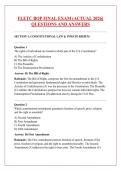 FLETC BOP FINAL EXAM &lpar;ACTUAL 2026&rpar; &NewLine;QUESTIONS AND ANSWERS 