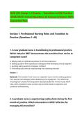 NUR 283 Comp 1&ndash;3 Exams &ndash; Transition to RN Practice &ndash;&NewLine;&lpar;2026&sol;2027&rpar; Actual Questions & Answers &lpar;Galen&rpar; 100&percnt; &NewLine;Guarantee Pass